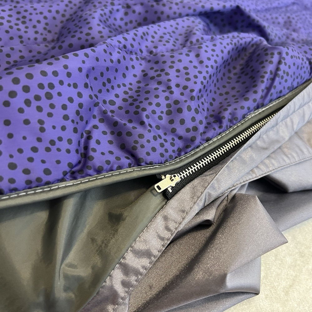 British Mist Women's Long Trench Coat Size 10 Gray Double Breasted Belted 48" - Picture 11 of 11